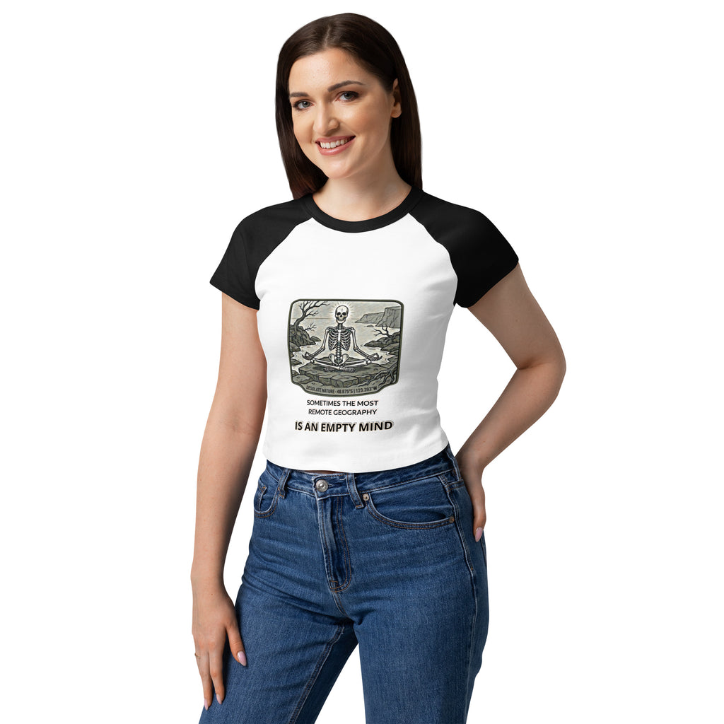 The Empty Mind Baby tee - Desolate Nature